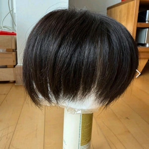 남성 부분가발 인모 100% 이미지