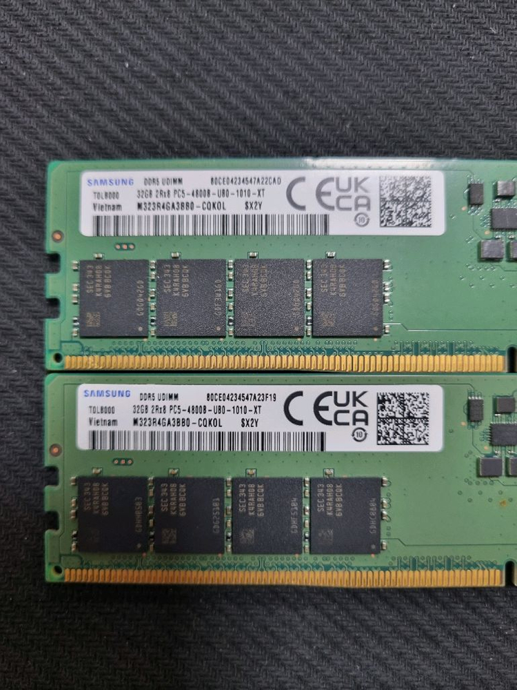 삼성 DDR5 64GB 32GB 2장 4800MHz 이미지