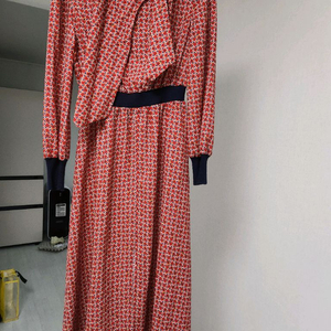 새상품 마쥬 페이즐리 패턴 롱 원피스 이미지