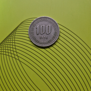 1974년 100원 이미지
