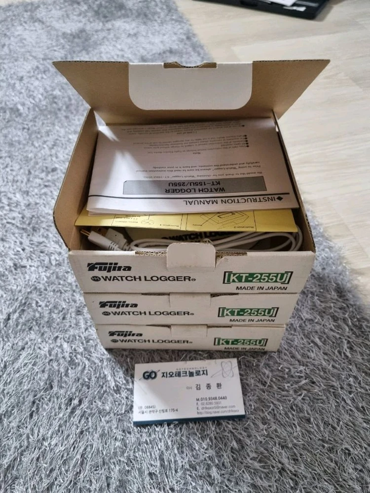 fujita WATCH LOGGER 온습도계 KT-255U 데이타로거 스틱USB타입 -40~80도 이미지