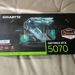 [미개봉/새상품] 기가바이트 중상급기 RTX 5070 GAMING OC 12G 이미지