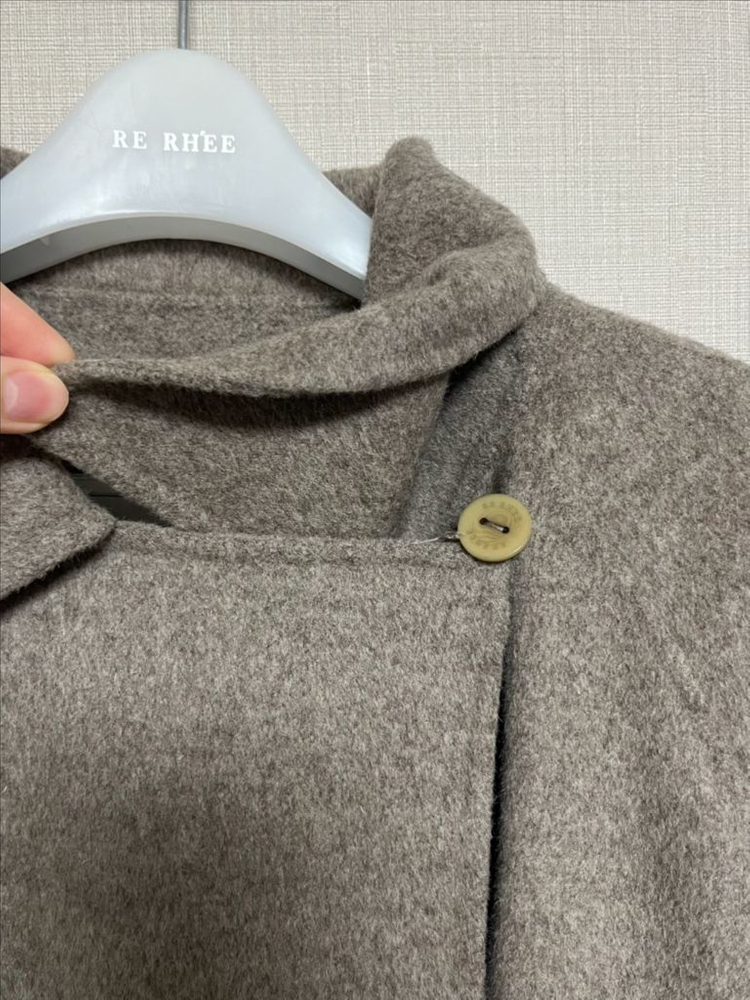 리이 RE RHEE 핸드메이드 울 블렌드 코트 이미지