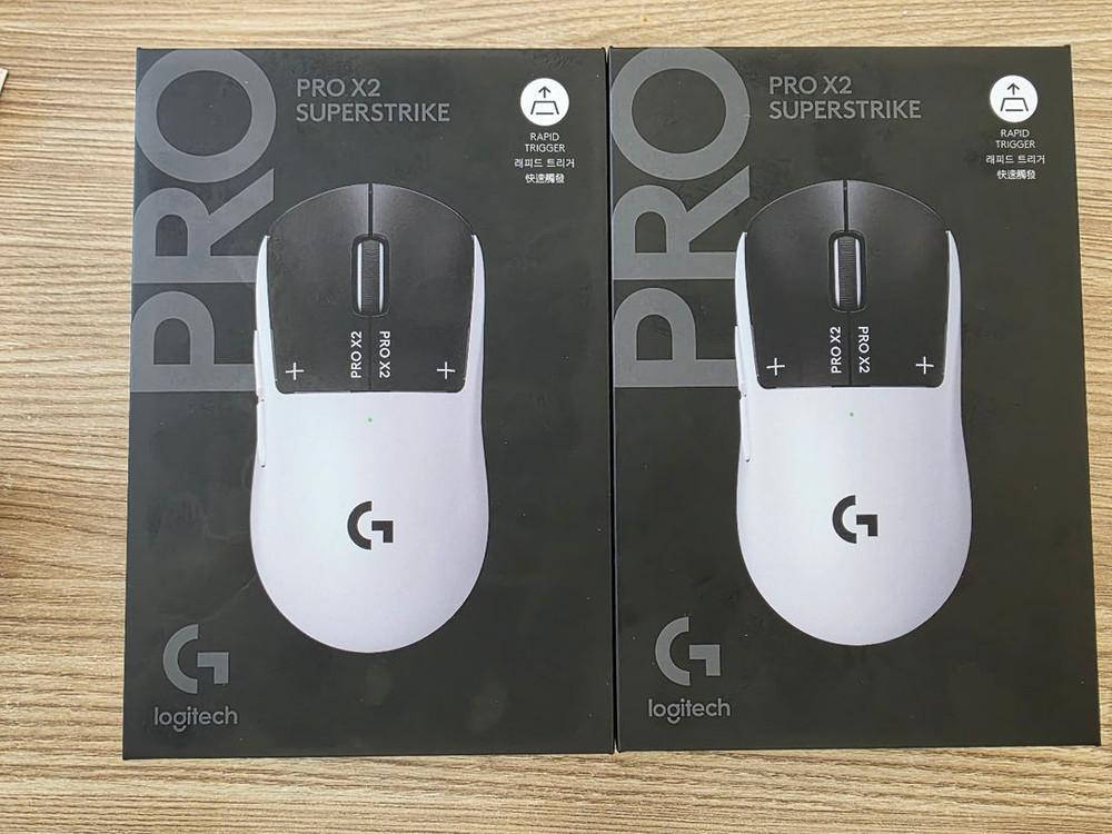 로지텍 G PRO X2 슈퍼스트라이크 마우스 지프로 지슈스 미개봉 이미지