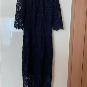 고퀄 레이스 원피스 올드머니룩 하객룩 결혼식 필로소피 반팔 이미지