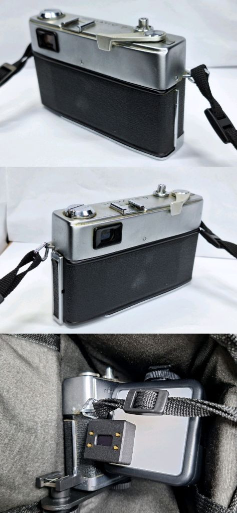 미놀타 Hi-Matic 7 하이매틱 필름카메라 풀세트/외장 노출계,가방,플래시,스트랩,렌즈캡,핫슈연장거치대/빈티지 이미지
