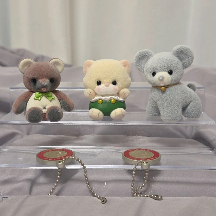 일괄)요시토쿠 고양이 너구리 곰 실바니안 재질 가챠 피규어 - 안심되는 중고거래