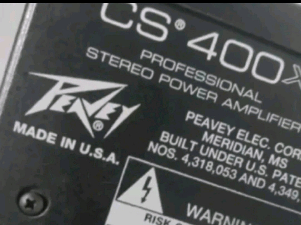 파워앰프600와트 피베이 CS 400X USA 이미지
