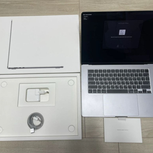 맥북 에어 15 M3 16GB 512GB 스페이스그레이 이미지
