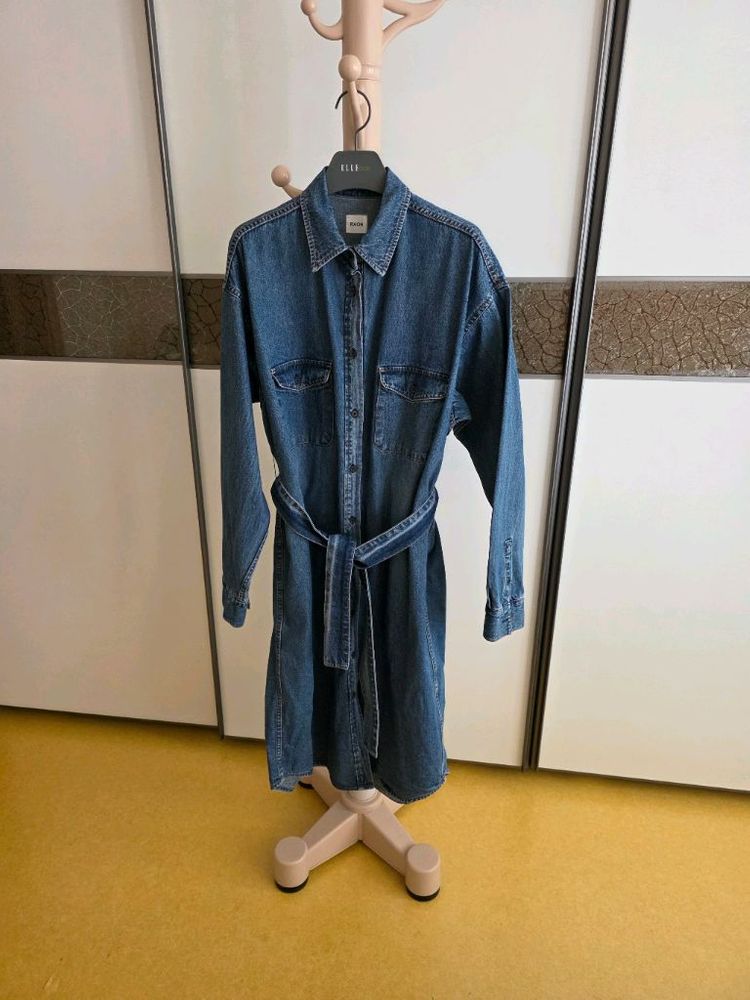 RAON 뮤제라 데님원피스 트렌치 이미지
