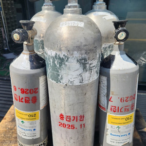 스킨스쿠버 산소 통 8.4리터, 공기 호흡기, 화재진압용 마스크 외 판매 이미지