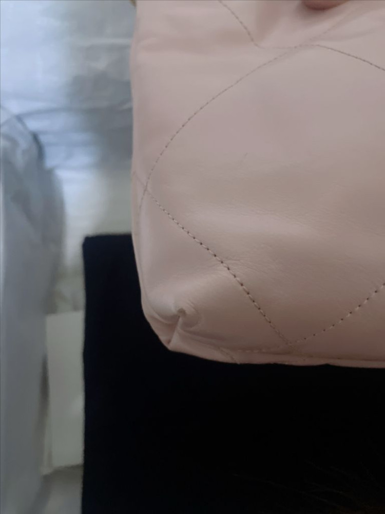 샤넬 22백 미니 핑크 금장 이미지