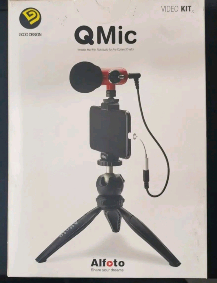 알포토 QMic 비디오 키트 레드 콘덴서 마이크 미개봉 팝니다 이미지