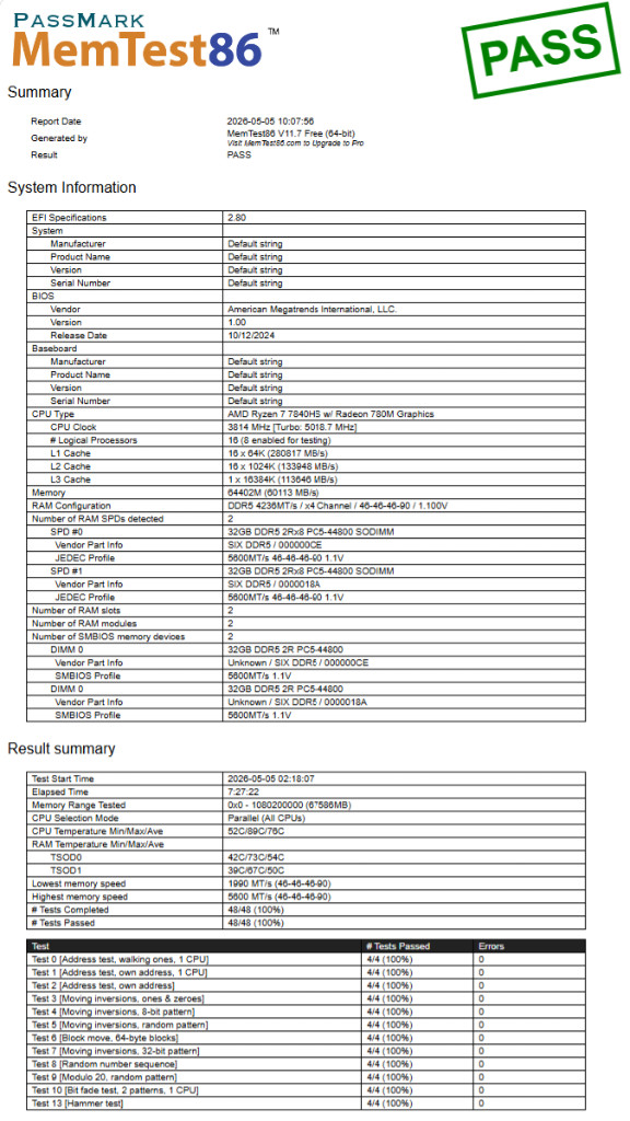 7840hs + ddr5 64gb + 1tb 미니 pc 팝니다 이미지