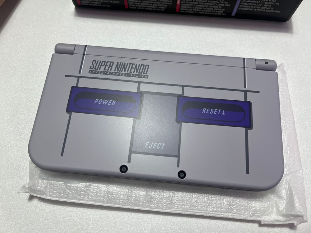 [소장용] 뉴 3ds xl snes 에디션 - 뉴큰다수 북미 슈퍼 패미컴 슈패 에디션 이미지