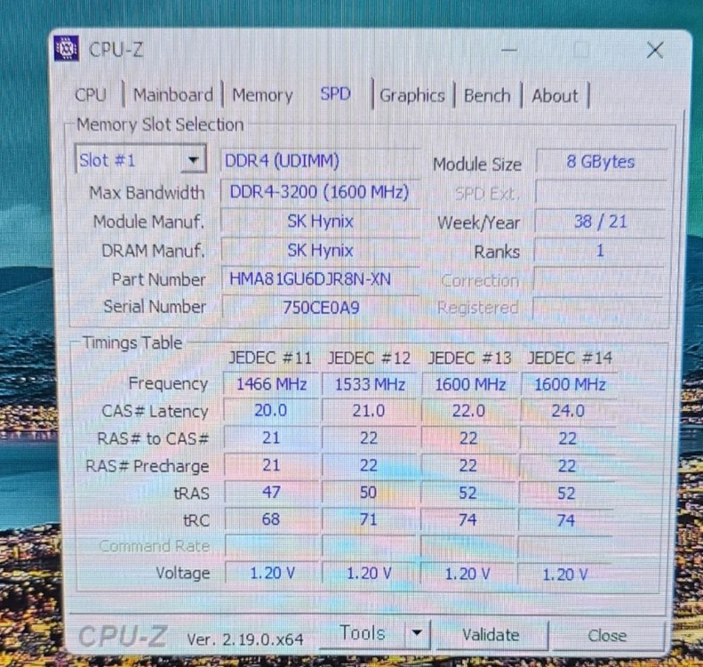 하이닉스 DDR4 16GB (8GBx2) 3200MHz 램 이미지