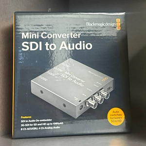 블랙매직 미니 컨버터 SDI to Audio 단순개봉 새제품 이미지