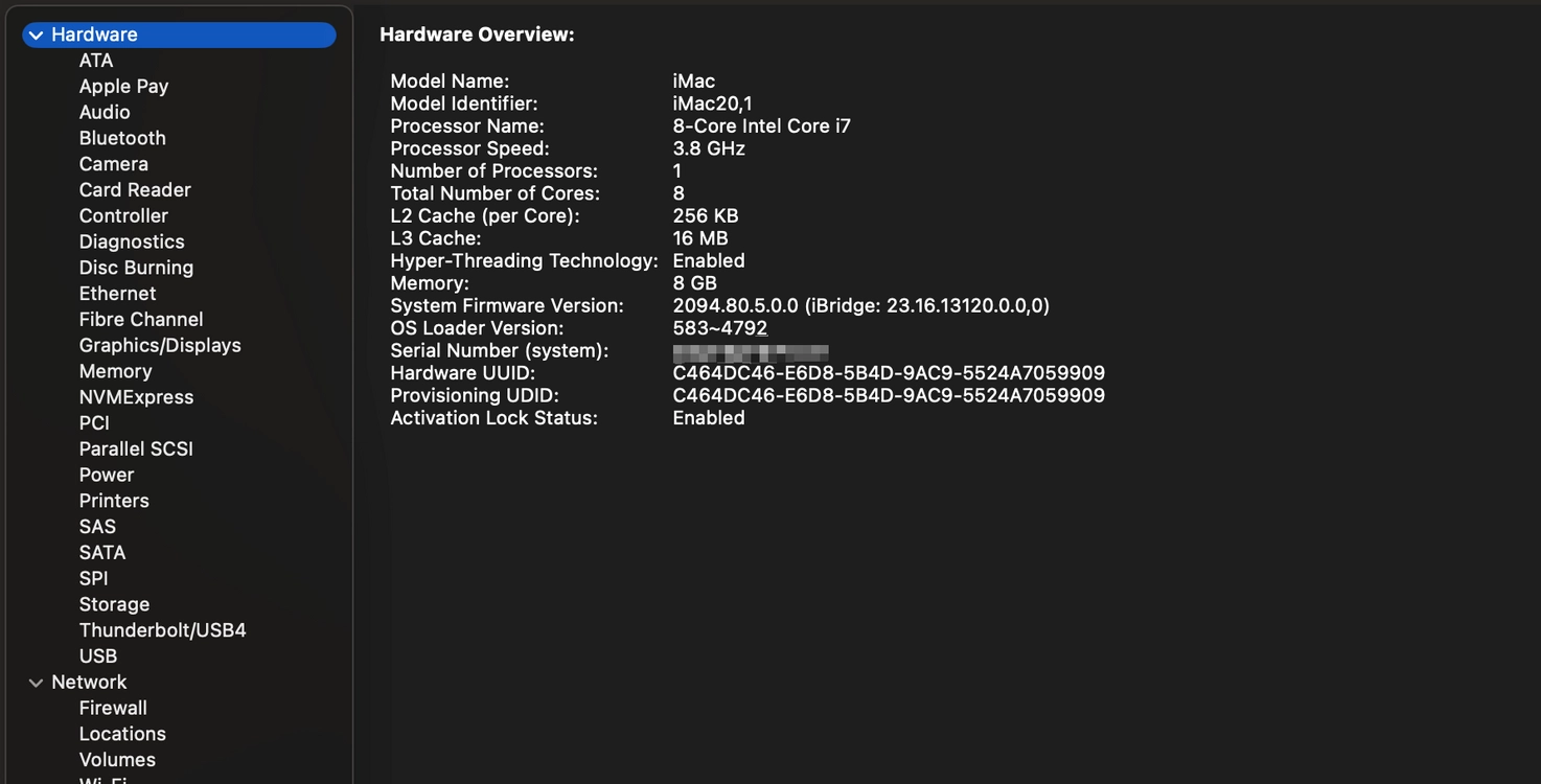 애플 아이맥 2020 27인치/8-Core i7/Radeon Pro 5500/8GB DDR4/512GB 이미지