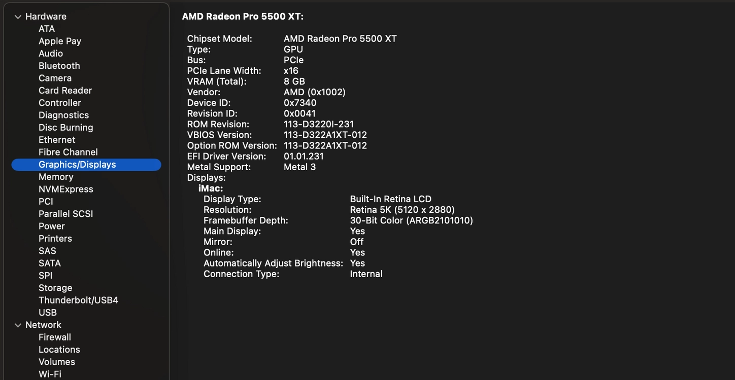 애플 아이맥 2020 27인치/8-Core i7/Radeon Pro 5500/8GB DDR4/512GB 이미지