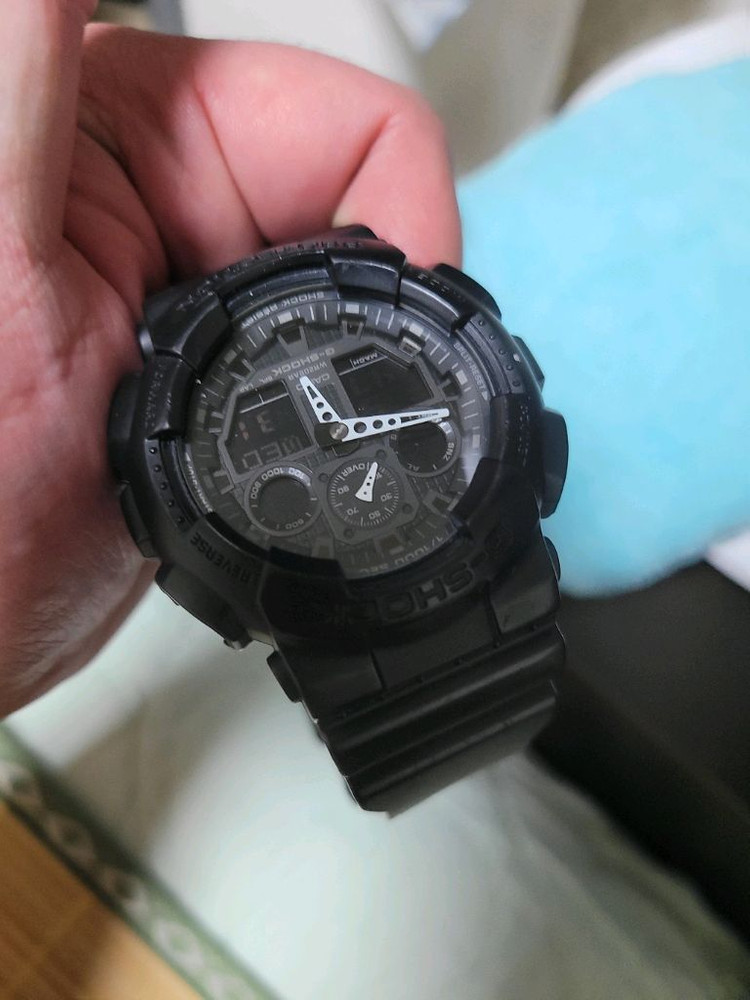 지샥 시계 처분 GA-100-1A 지샥 쥐샥 빅페이스 이미지