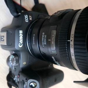 캐논 미러리스 R7 카메라 + 17-25mm 축복 렌즈 + 24mm 렌즈 + 후레쉬 580EXㅣㅣ + 밧데리 3개