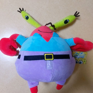 스폰지밥 집게사장 인형 이미지