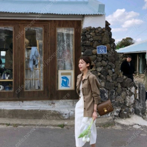 유메르 린넨 야상자켓 카키베이지 이미지