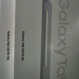 갤럭시탭 s10fe플러스 실버 5G 미개봉 이미지