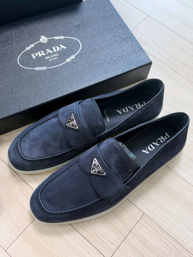Prada 프라다 남성 스웨이드 로퍼 (새상품 풀박스) 285 이미지