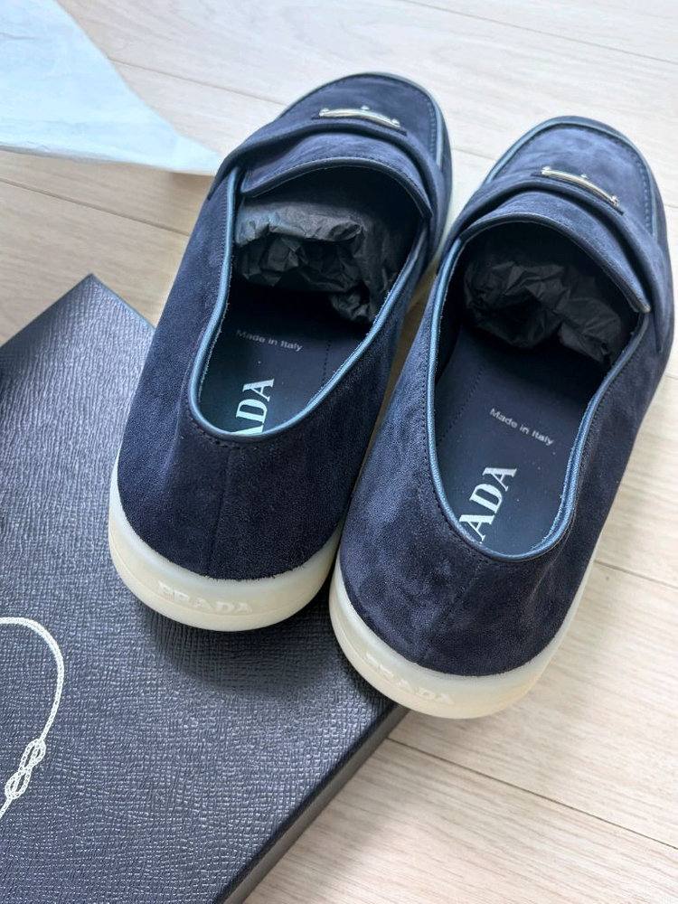 Prada 프라다 남성 스웨이드 로퍼 (새상품 풀박스) 285 이미지