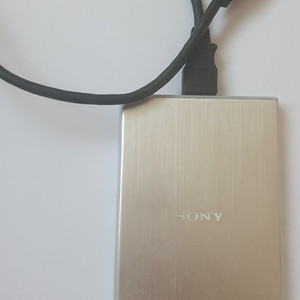 소니 외장하드 HD-SG5 실버 500gb 이미지