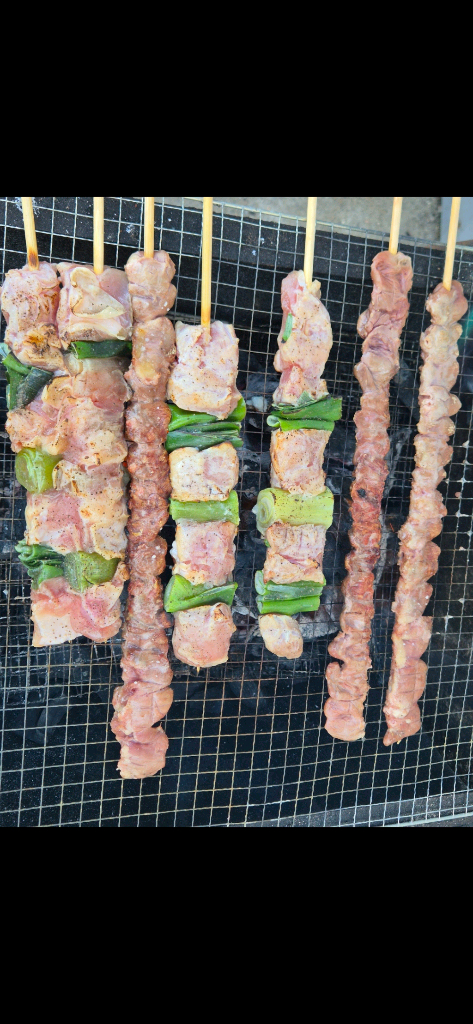 닭꼬치 염통 푸드트럭 이미지