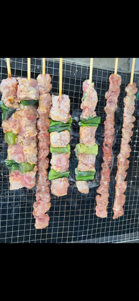 닭꼬치 염통 푸드트럭 이미지