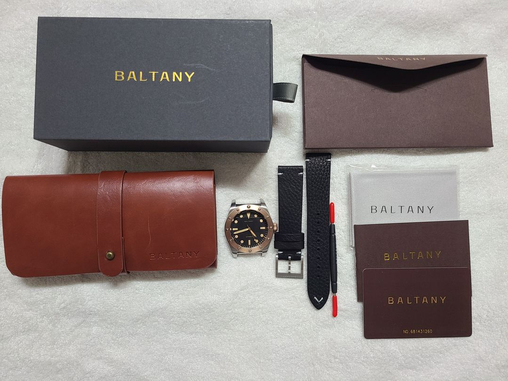 발타니 브론즈 시계 baltany bronze 파네라이 스타일 베젤 다이버시계 다이버워치 이미지