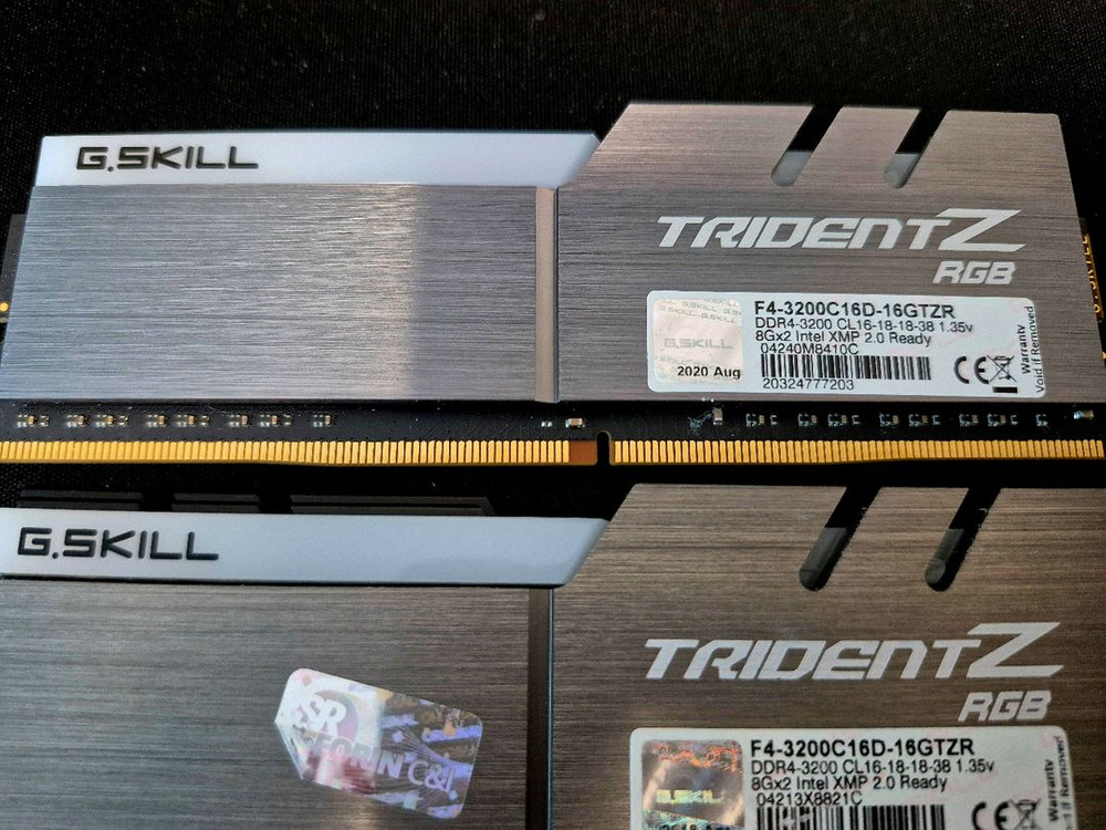 G.SKILL 트라이던트 Z RGB DDR4 3200 CL16 16GB 이미지