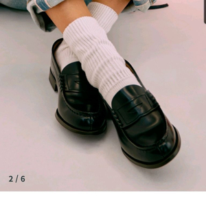 미착용) 하루타 304 블랙 로퍼 230 이미지