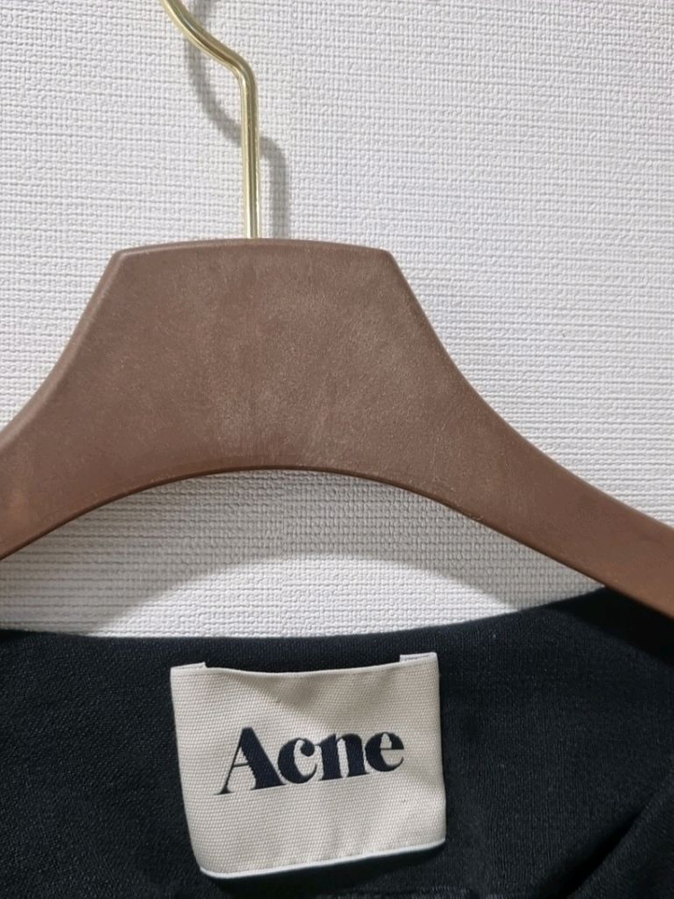 아크네(Acne) 블랙 노카라 자켓 국내정품 이미지