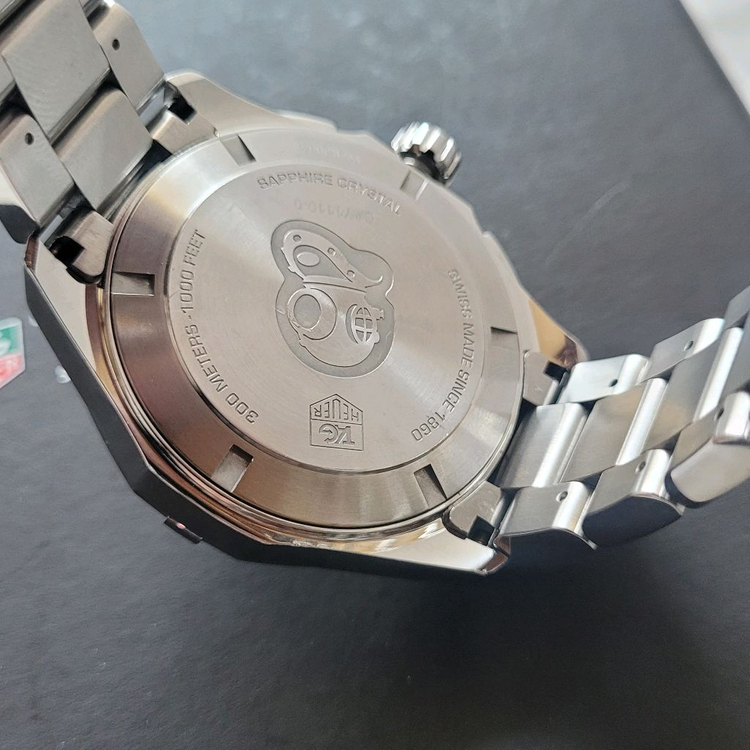 태그호이어 아쿠아레이서300 크로노그래프 43mm 메탈 이미지
