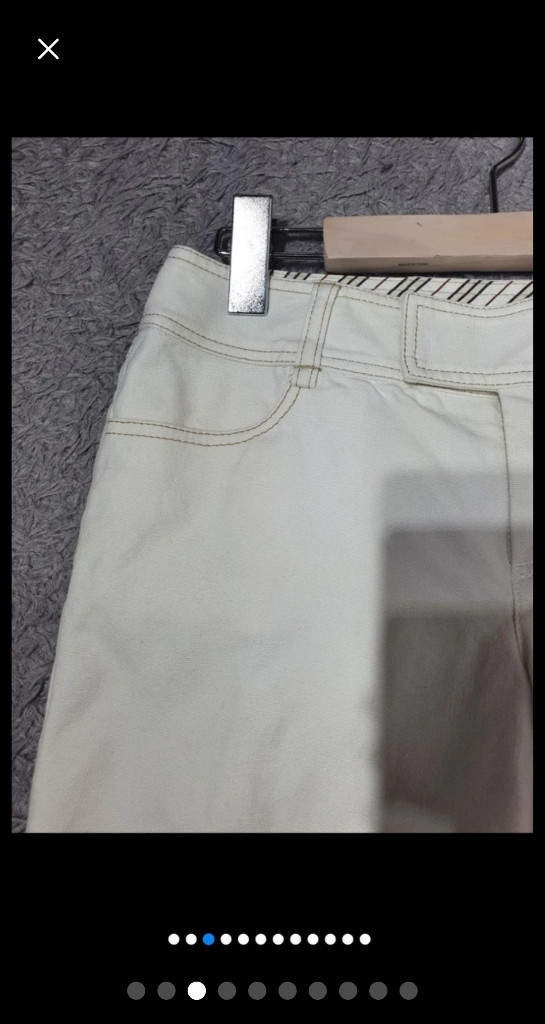 버버리런던 블루라벨 정품 코튼 반바지 44~55마른 이미지