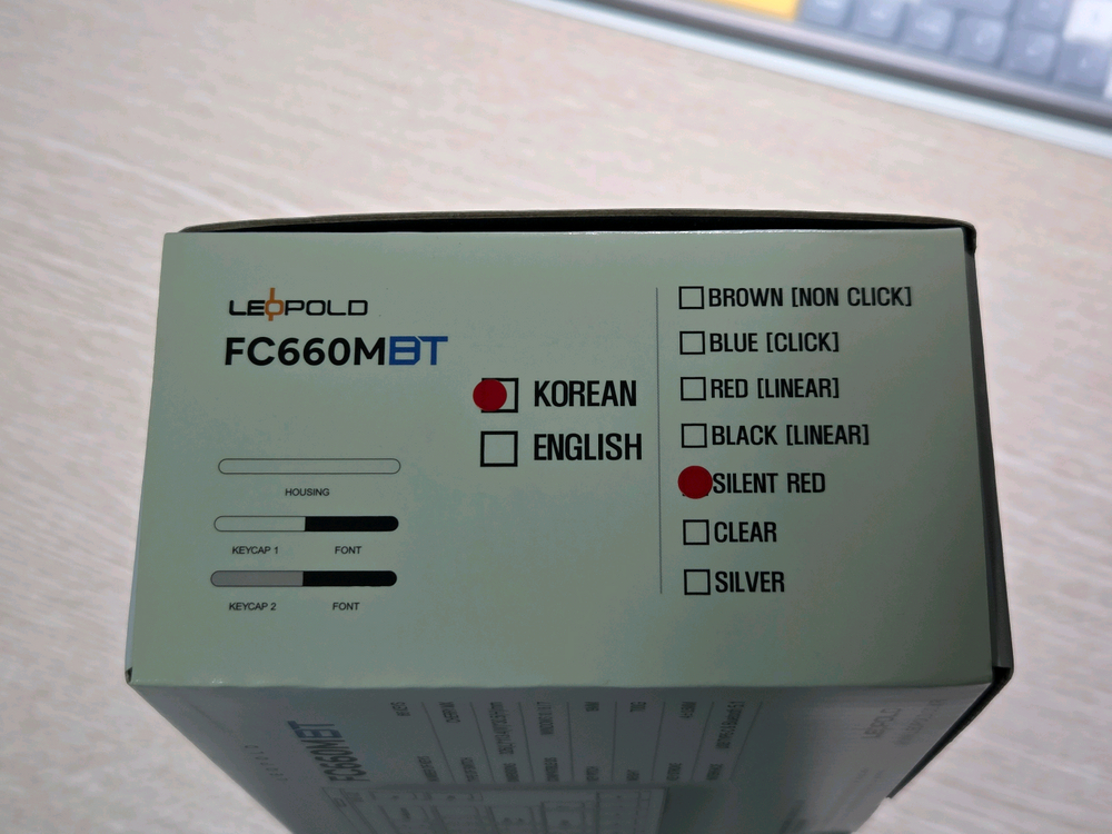 레오폴드 FC660MBT 화이트투톤 한글 저소음적축 이미지