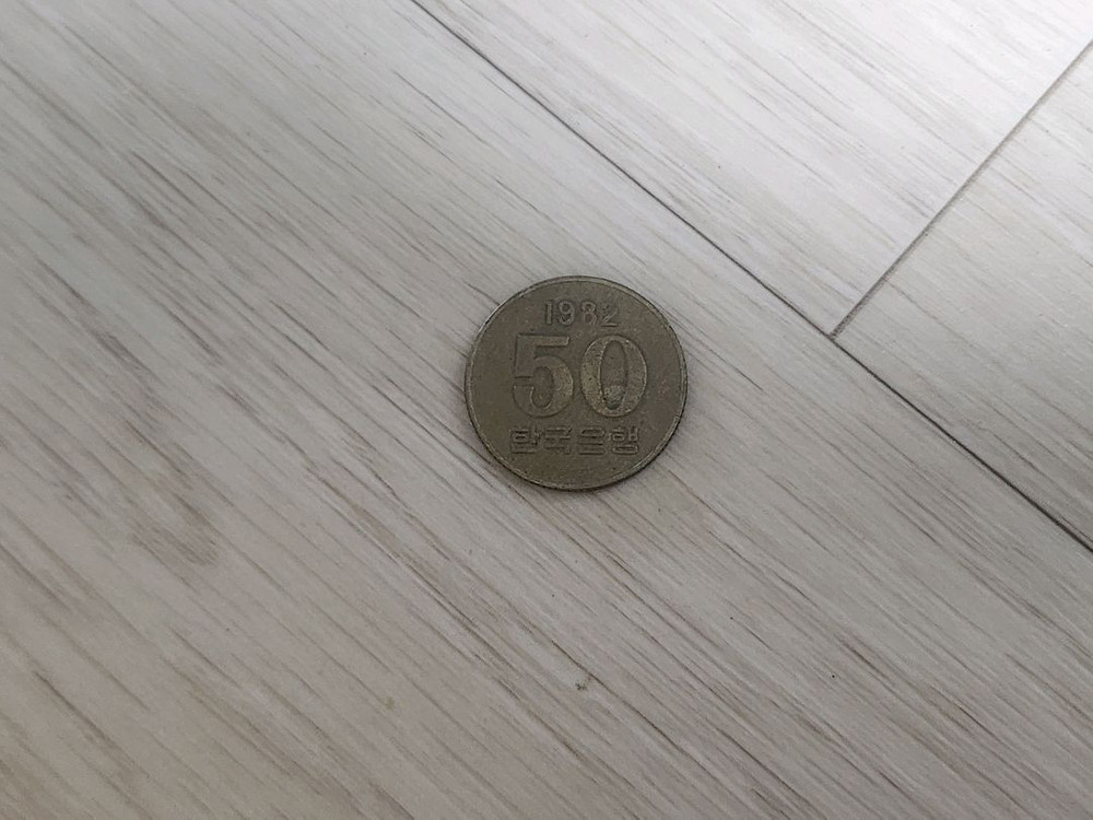 1982년 50원 동전 이미지
