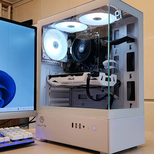 (S급)화이트 컴퓨터 본체 라이젠7-1700X, GTX1060*6GB, 램16GB 이미지