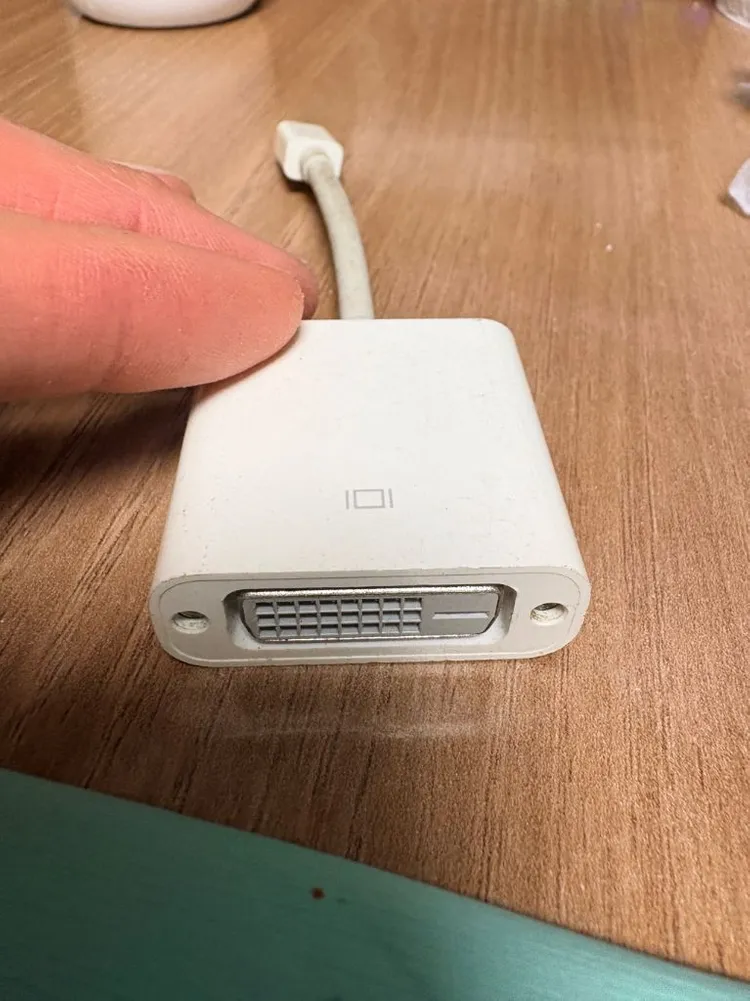 Apple 미니 디스플레이포트(썬더볼트 1/2) DVI 어댑터 이미지