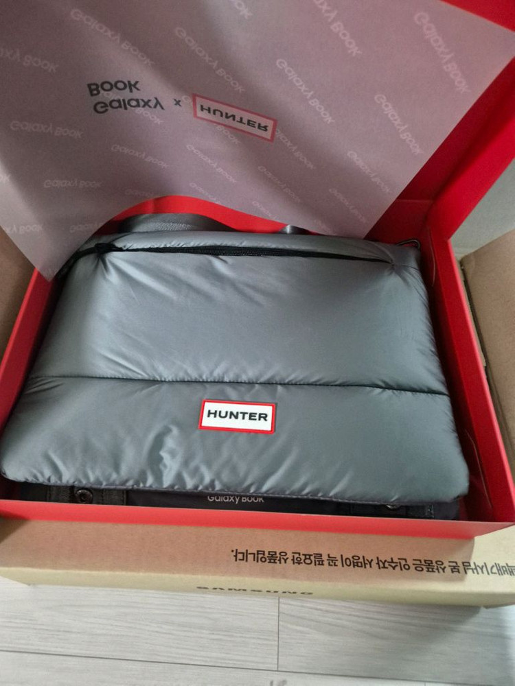 헌터 랩탑백 오닉스그레이 새상품 이미지