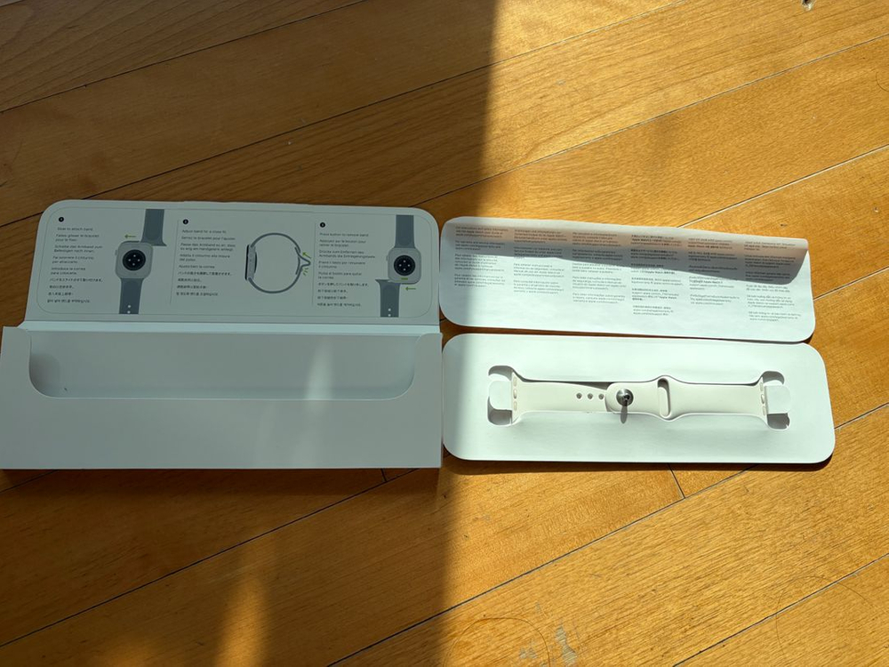 apple 정품 애플워치 46mm 라이트 베이지 스포츠 밴드 이미지
