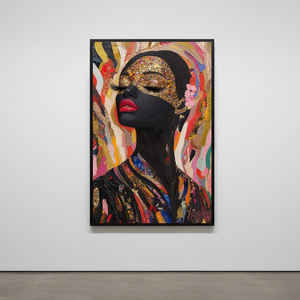 그림 액자 팝아트 인테리어소품 찬란한 자아의 초상 인물화 여성그림 대형 거실액자 금박 포인트 스타일 감성 벽걸이 인 이미지