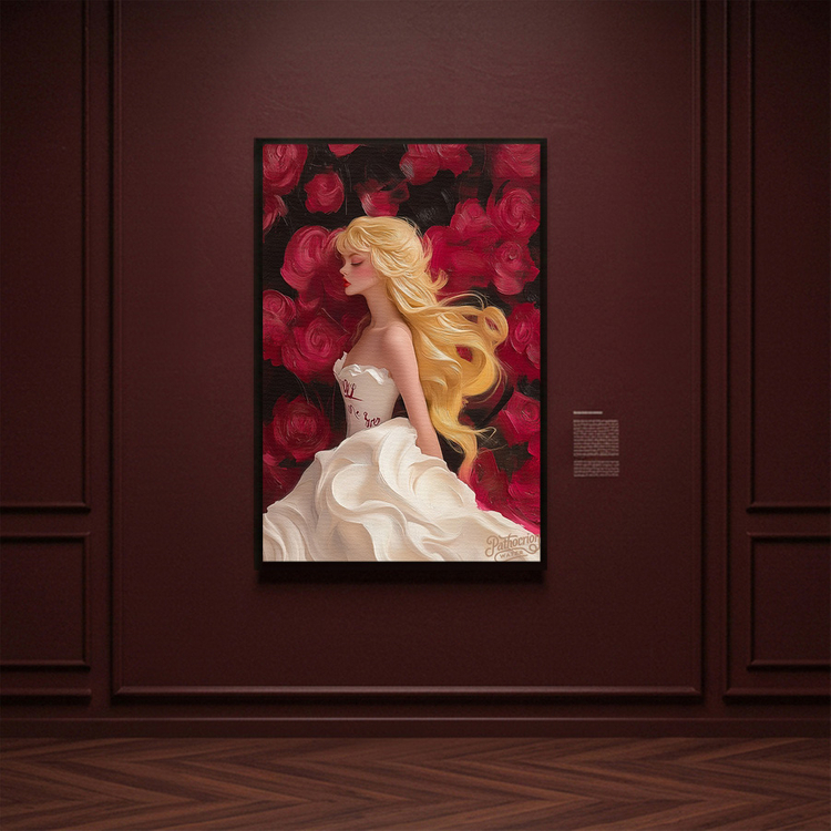 그림 액자 팝아트 인테리어소품 그녀의 말 장미처럼 말그림 말액자 고급스러운 분위기 거실 벽면 포인트 대형 아트포스터 이미지
