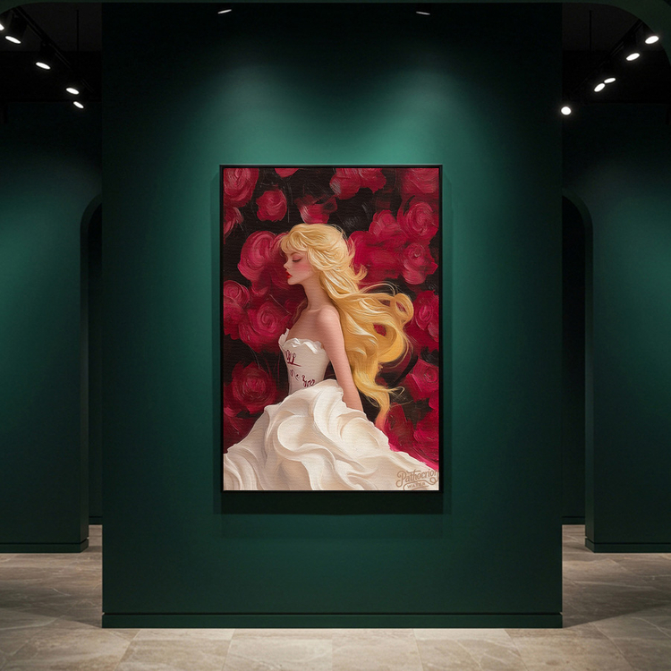 그림 액자 팝아트 인테리어소품 그녀의 말 장미처럼 말그림 말액자 고급스러운 분위기 거실 벽면 포인트 대형 아트포스터 이미지