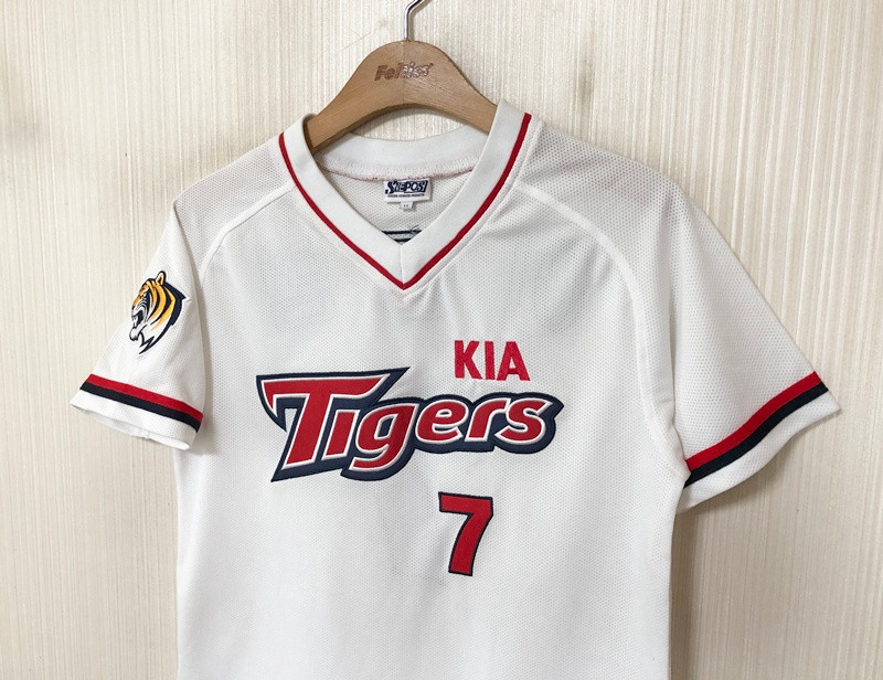 KBO 기아타이거즈 올드 홈유니폼/져지 11호(85) #7 이종범 이미지