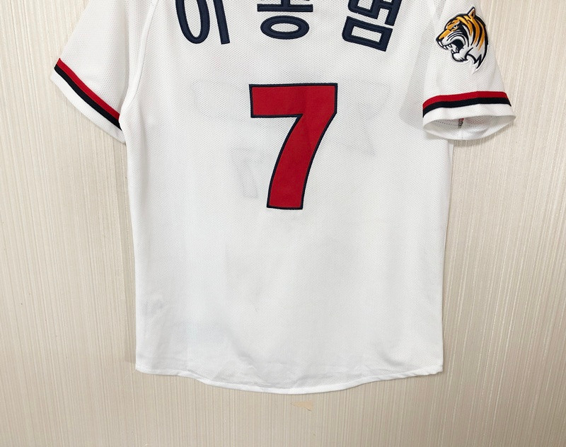 KBO 기아타이거즈 올드 홈유니폼/져지 11호(85) #7 이종범 이미지